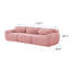 Canapé modulaire en tissu doux et moelleux de 114 pouces-415772579