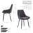 Veronica 18.5'' H Velvet Upholstered Side Chair-1422610211