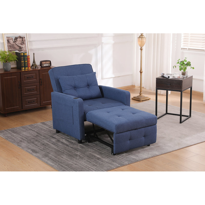 Canapé-lit convertible 3 en 1 Sleeper Chair, Marine
