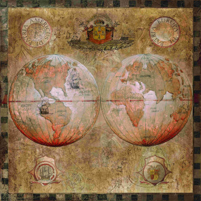 " World Map 5 " Painting Print