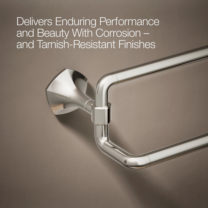 Occasion 24 In. Double Towel Bar, Polished Nickel
