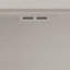 Armoire de rangement vitrée à porte en verre 52,17 "avec 2 tiroirs et tablette réglable-123386965