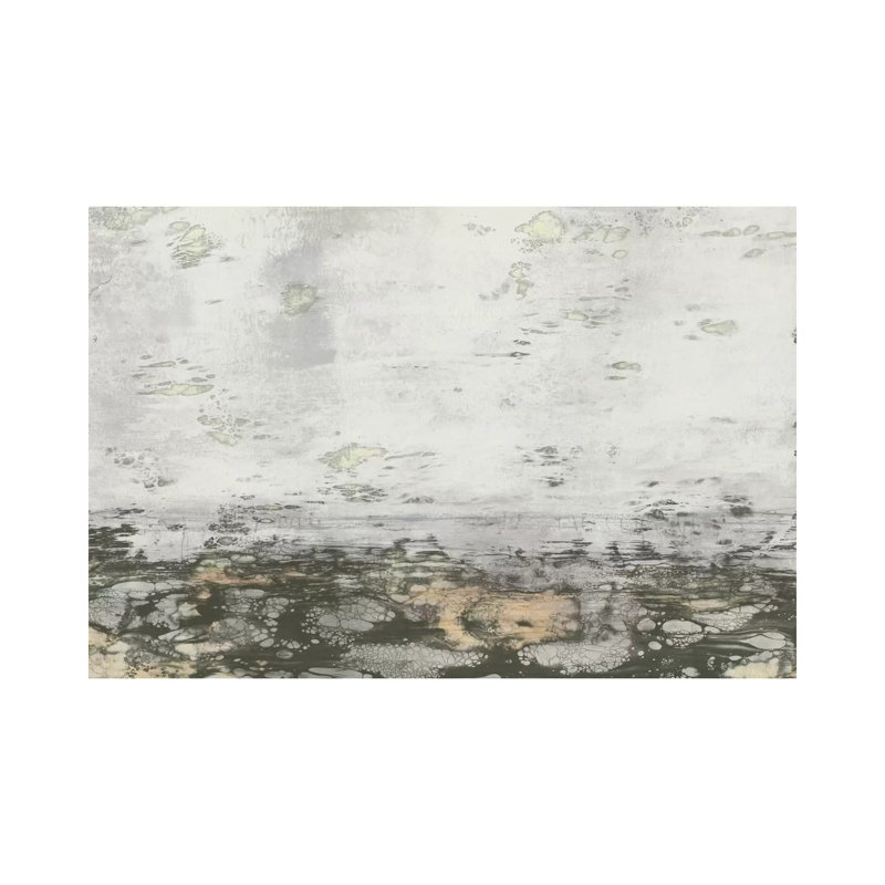 Neutral Horizon II by Jennifer Goldberger - Wrapped Canvas Painting, 20.32 cm H x 30.48 cm W