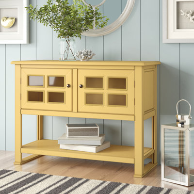 Ansela 42'' Solid Wood Console Table