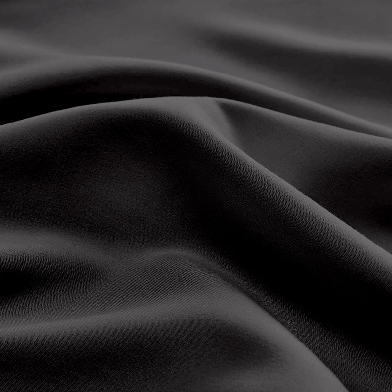 Iaan Soft Microfiber Brushed Deep Fitted Sheet, Single, Double , King, Double (4'6), Charcoal