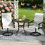 Ensemble de 2 chaises d'extérieur, chaises pivotantes-1243564161