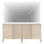 Meuble télé avec portes, meuble télé avec tablette et meuble télé Union Rustic-809352076