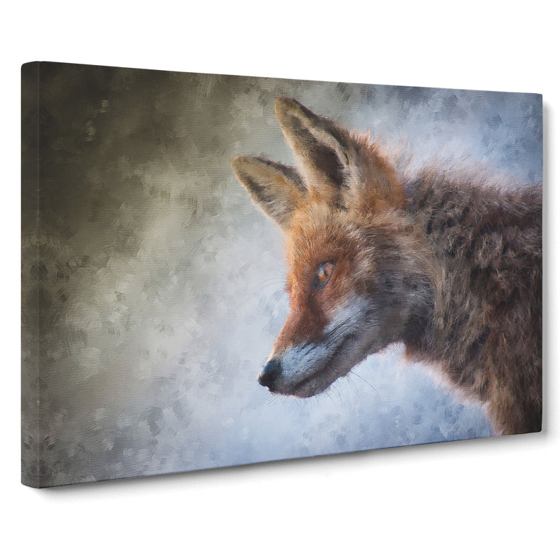 Red Fox Vol.5 - Wrapped Canvas, 40cm H x 60cm W x 3cm D