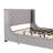 Bucher Upholstered Velvet Wingback Bed with Drawers