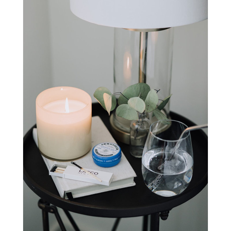 Chamomile Lavender Scented Jar Candle, 4" H x 4" W x 4" D