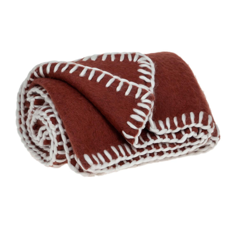 Slubby Hand Woven Throw Blanket