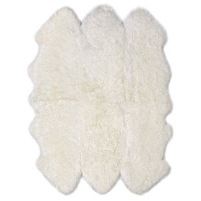Fontes Hand Tufted Sheepskin Indoor Rug