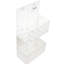 2 Piece Plastic / Acrylic Tiered Shelf