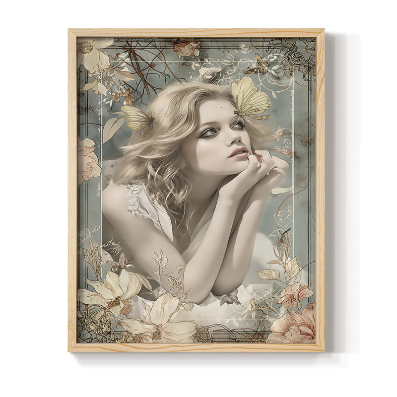 Reproduction encadrée WOMEN Series CECXL - bois massif