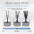  Brooklyn Fragrance Co. Aroma Reed Diffuser - Long Lasting Premium Fragrance - Soft Linen Air Freshener For Home - Reed Diffuser For A Large Room - 100ml
