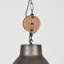 Alijah 1 - Light Grey Dome Pendant