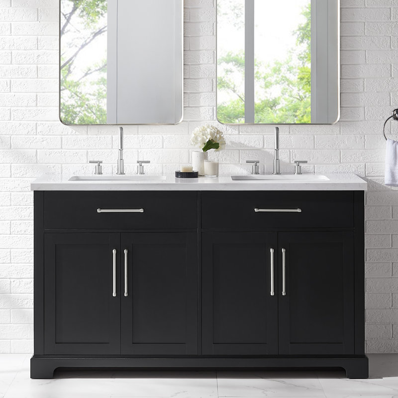 Ensemble de meuble-lavabo double 60 po Dahen