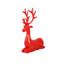 Statues de cerfs assis [Rouge]