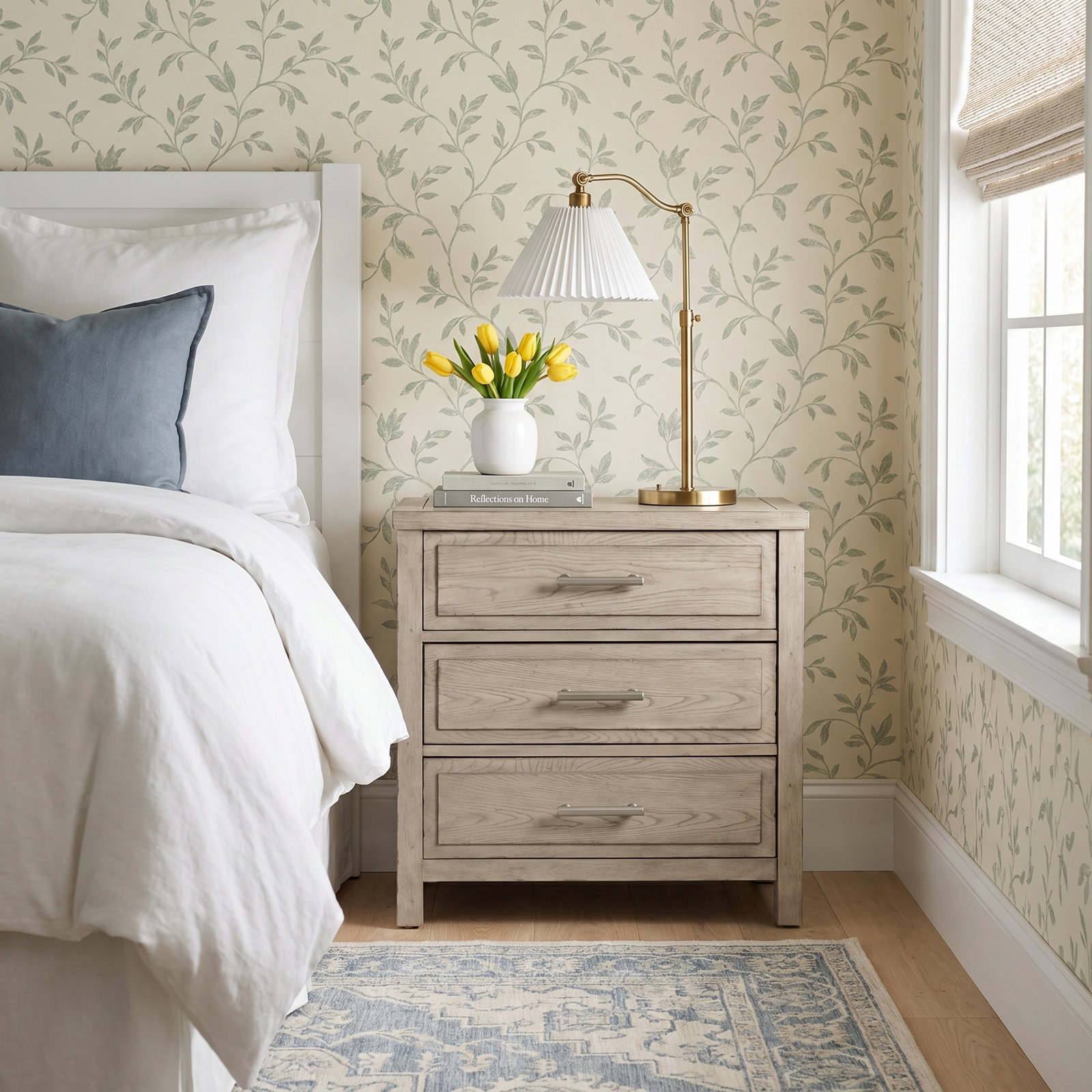 Nevis 3-Drawer Nightstand