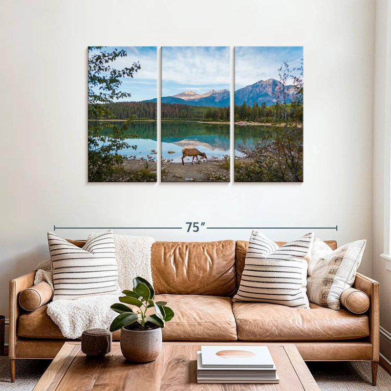 Orignal sauvage du parc Alvord Jasper, H 36 po x l 57 po