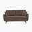 Artina 65'' Square Arm Loveseat-1936660065