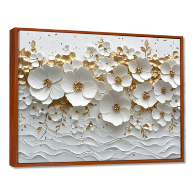 Décoration murale Mukhtiyar Wildflower Pure Cream Bloom V - Fleurs sauvages