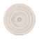 Tapis intérieur / extérieur beige tressé à la main Lagos