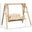 Balancelle en bois massif pour 2 personnes Poquoson-1605412405-1553027681
