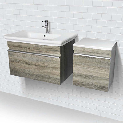 Ensemble de meuble-lavabo mural simple 32 po Lakeside