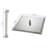 10 Inch Square Rain Shower Head With Shower Head Adjustable Extension Arm High Pressure Shower Head