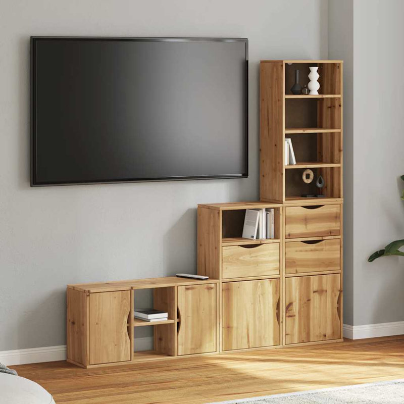Unfinished Entertainment Centre for TVs up to 32", Natural