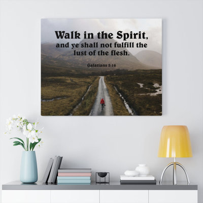 Walk In The Spirit - Wrapped Canvas Print