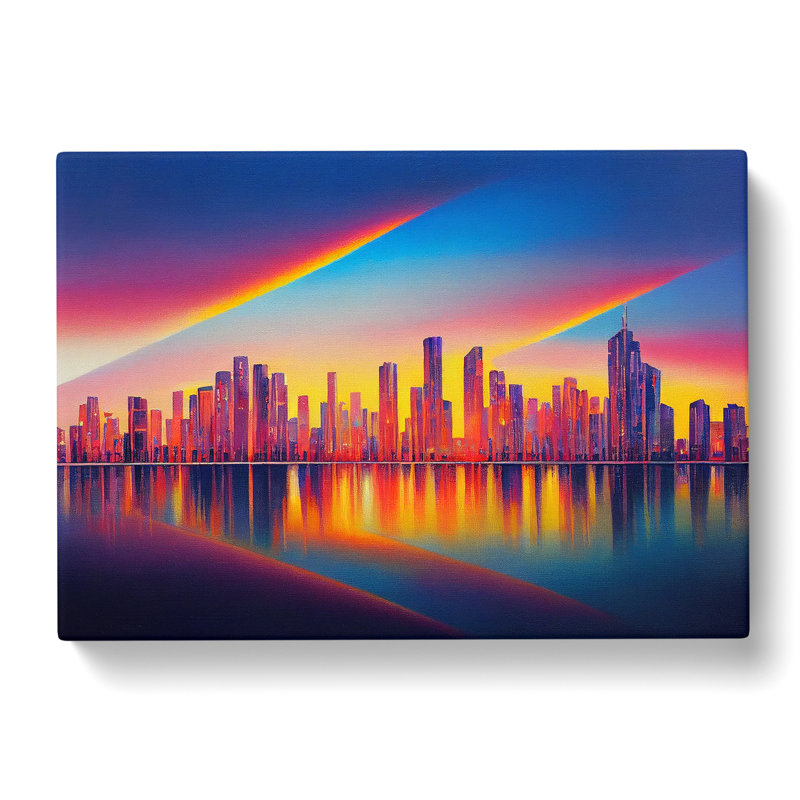 Royal City Skyline - Wrapped Canvas, 40cm H x 60cm W x 3cm D