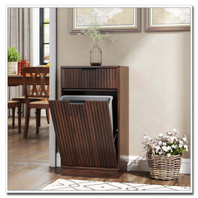 Tilt-Out Trash Can Cabinet