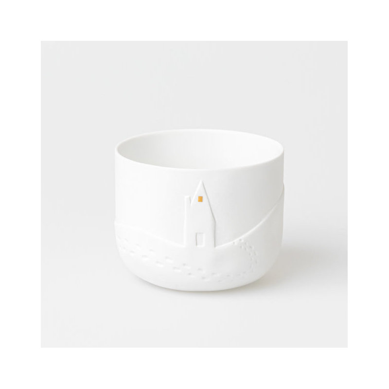 Photophore en porcelaine Snowy Day