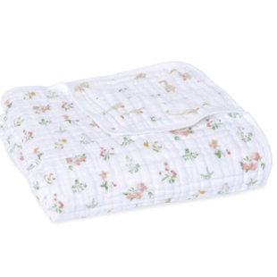 Muslin Blanket, Country Floral