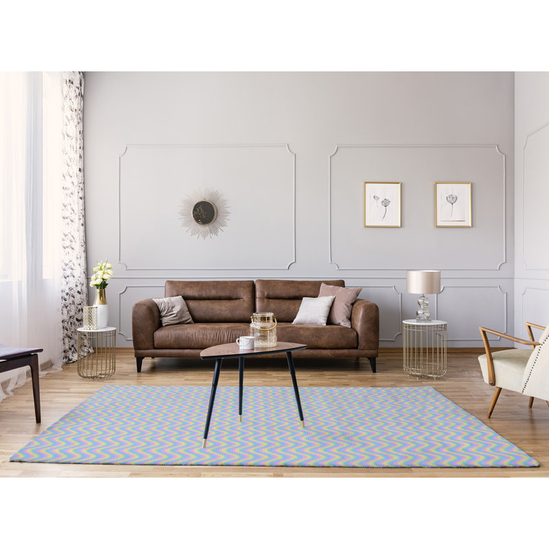 Chenille Striped Indoor Rug, Rectangle 8' x 10'