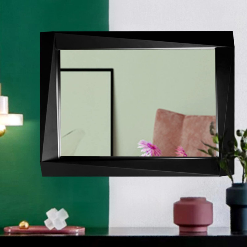 Miroir mural Radbourne, Noir