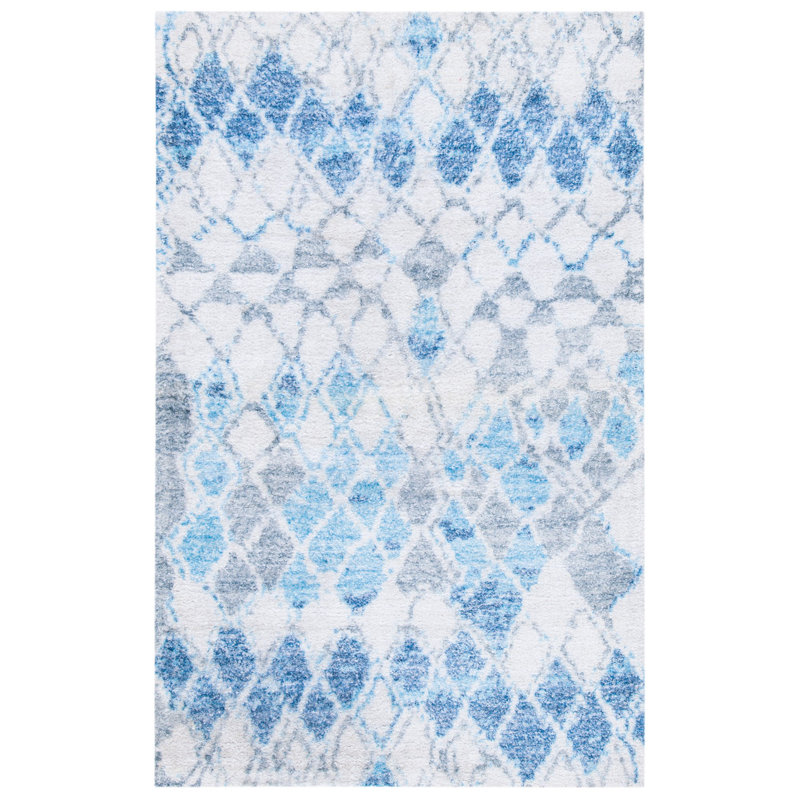 Conness Hand Loomed Performance Abstract Rug, Rectangle 3' x 5'