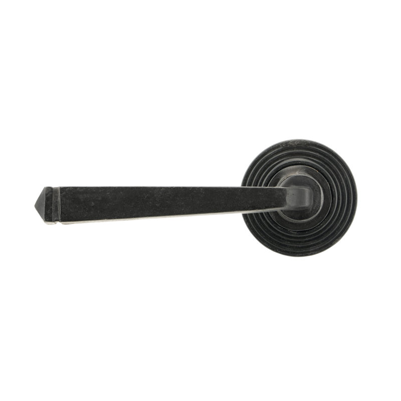 Avon Round Lever on Rose Set (Beehive), External Beeswax