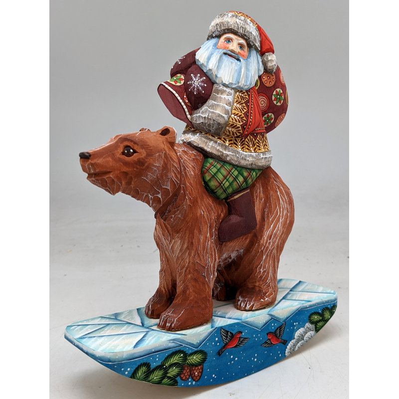 Figurine de chef-d'œuvre d'ours grizly