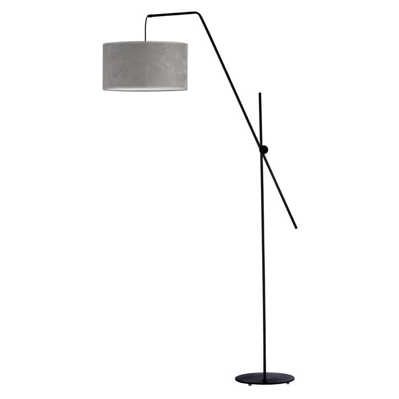 Lazaya 176cm Task Floor Lamp, Grey