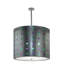 Lustre tambour 9 lumières à abat-jour Jelli