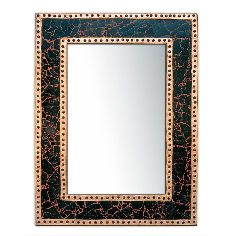 Miroir d'appoint Dederang, Brun