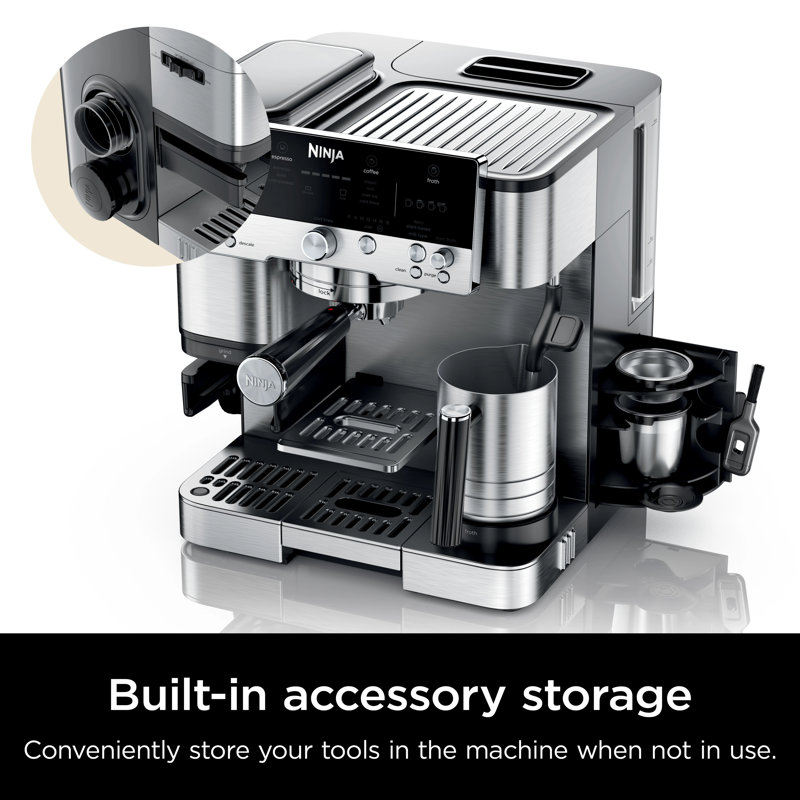 Ninja Luxe Café Premier Series 3-in-1 Espresso, Coffee and Cold Brew Machine- ES601