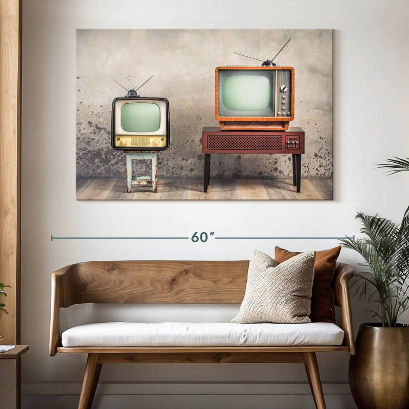 Senne Analog Televisions, 34" H x 51" W