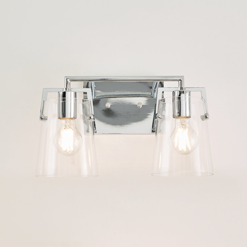 Crofton Vanity Light, 2, Chrome