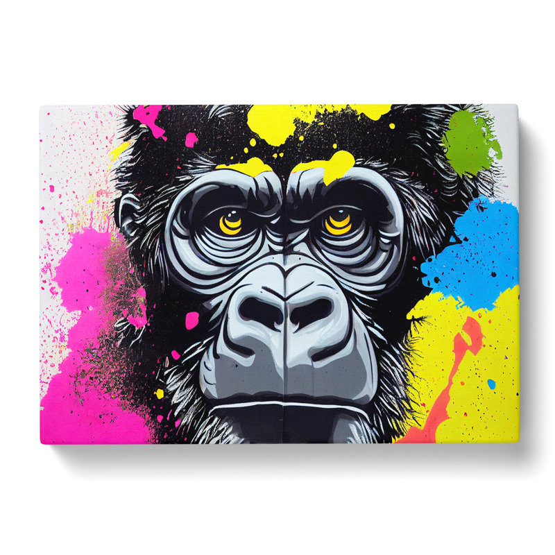 Gorilla Splash Vol.4 Abstract - Wrapped Canvas, 40cm H x 60cm W x 3cm D