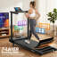 Tapis roulant inclinable 3,5 HP avec bureau et barre à poignées, tapis roulant robuste robuste d'une capacité de poids de 350 lb pour la maison et le bureau, télécommande et affichage à DEL - noir-130077600