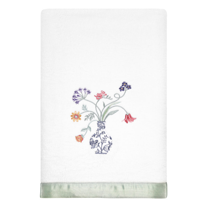 Ensemble de serviettes 4 pièces en coton turc, Blanc